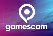 The main logo for the yearly gaming event Gamescom.