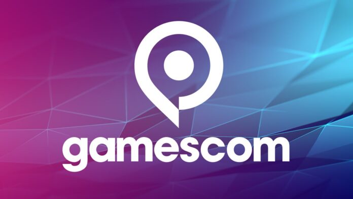 The main logo for the yearly gaming event Gamescom.