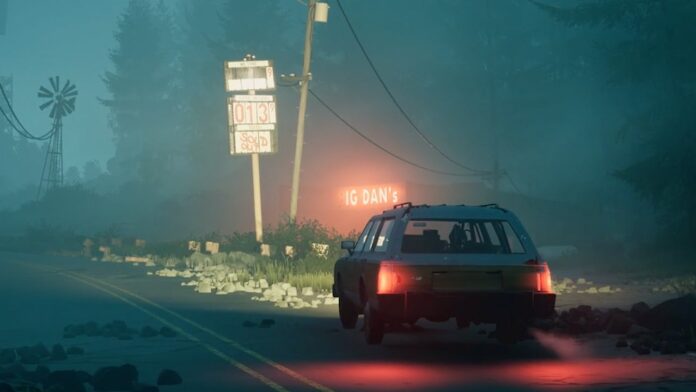 Ingame screenshot from upcoming survival game Pacific Drive.