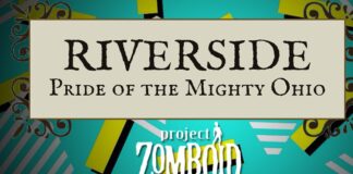 A faux logo for Riverside from Project Zomboid.