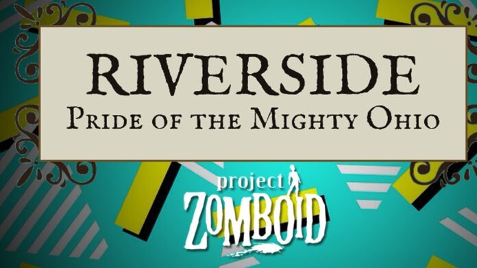 A faux logo for Riverside from Project Zomboid.