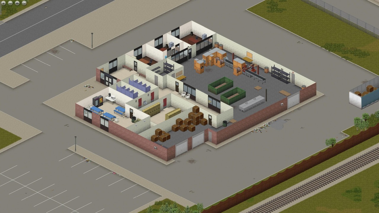 A screenshot of the large warehouse in West Point.